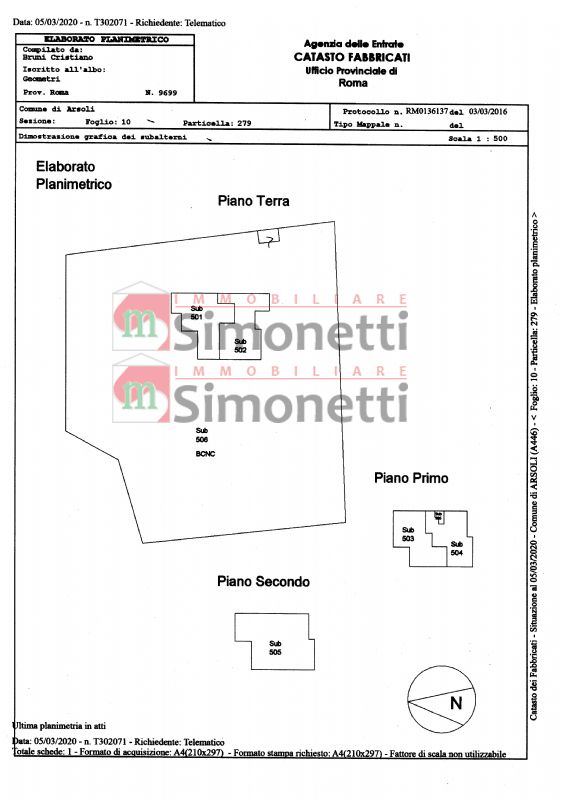 Casa indipendente Arsoli strada provinciale sublacense snc