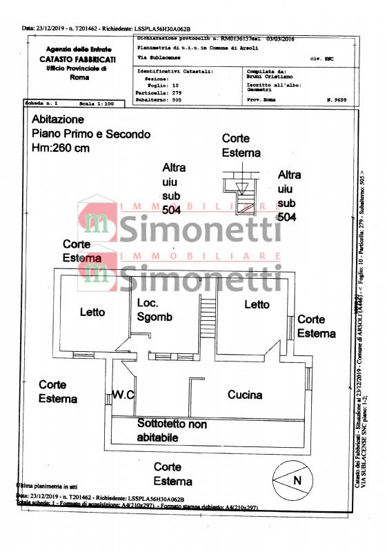 Casa indipendente Arsoli strada provinciale sublacense snc